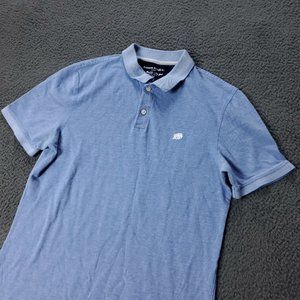 Banana Republic Polo Shirt Mens Size M Medium Blue Cotton Short Sleeve